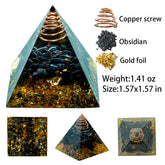 Crystal Energy Pyramid Chakra Decor