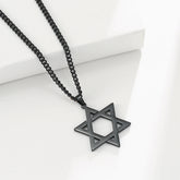 Star Of David Faith Pendant Necklace