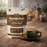 Metabolic Powder with Mushroom Extract and Black Coffee Promote Internal Circulation in The Body Health Nutritional Supplements