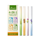 1-20packs Herbal Diffuser with Mullein/Thyme/Mints Guarana/Green Tea Natural Energy Boost Clear Breathing Support for All Ages