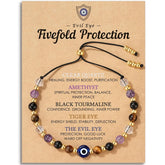 Evil Eye Crystal Protection Bracelet