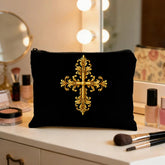 Golden Cross Cosmetic Travel Makeup Bag