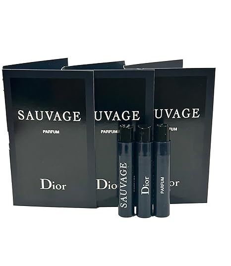Dior Christian SAUVAGE MEN Sample Perfume PARFUM Vial 1 ml /0.03 oz - 3 PCS - Showlu Well Nation Store