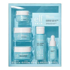 e.l.f. SKIN Holy Hydration! Hydrated Ever After Skincare Mini Kit, Cleanser, Makeup Remover, Moisturiser & Eye Cream For Hydrating Skin, Airplane - Friendly Sizes - Showlu Well Nation Store