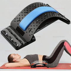 Multi - angle Massager Auxiliary Correction Relieve Lumbar Spine Pain Support Stretch Massage Lumbar Traction To Relieve Pain - Showlu Well Nation Store