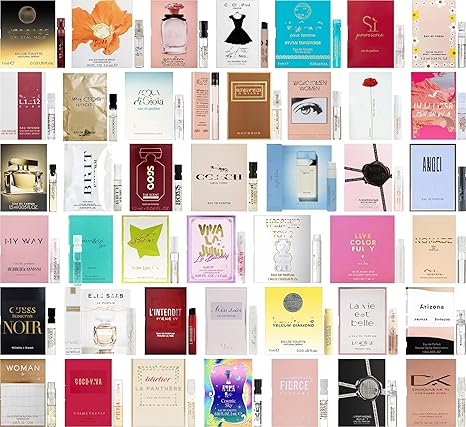 Perfume High End Designer Fragrance Sampler Set for Women - (Pack of 12 Sample Vials) - Showlu Well Nation Store