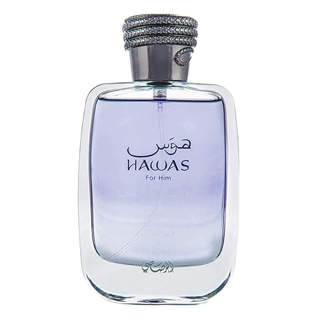 RASASI Hawas For Men Eau De Parfum Spray 100ML (3.4 Oz) - Long Lasting Arabian Perfume, Premium Perfume Men, Ideal for Special Occasions & Daily Elegance, A Bold and Captivating Fragrance - Showlu Well Nation Store