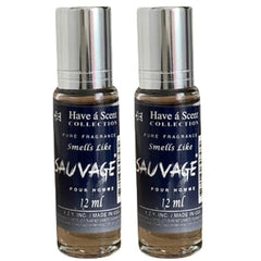 Smell Like Sauvage Pour Homme for Men Roll On Oil 12ml (Pack of 2) - Showlu Well Nation Store