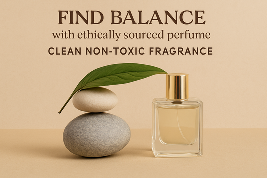 Find balance with ethically sourced perfume clean non-toxic fragrance