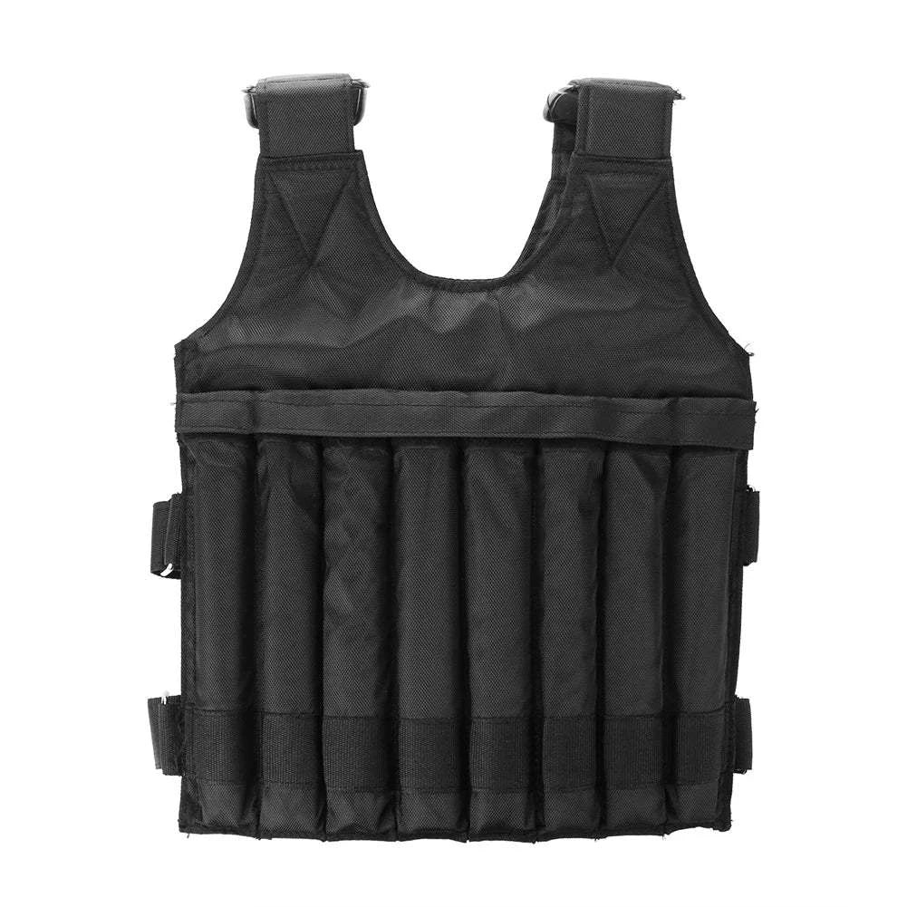 1 - 110LBS Adjustable Weighted Vest Running Loading Weighted Vest Training Workout Fitness Adjustable Waistcoat Jacket Man Women - Showlu Well Nation Store