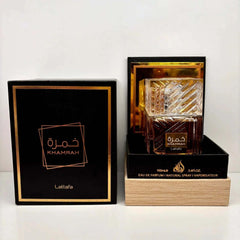 1 Pack 3.4 Oz/100 Ml Lattafa Khamrah Perfume 3.4 Oz/100 Ml - Warm Spice Vanilla & Cinnamon Perfume, Unisex Perfume Spray - Showlu Well Nation Store