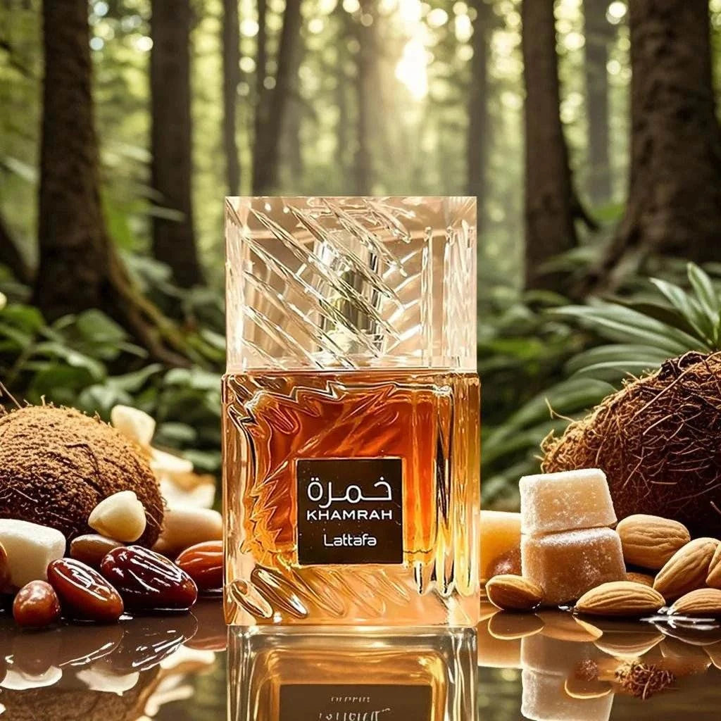 1 Pack 3.4 Oz/100 Ml Lattafa Khamrah Perfume 3.4 Oz/100 Ml - Warm Spice Vanilla & Cinnamon Perfume, Unisex Perfume Spray - Showlu Well Nation Store