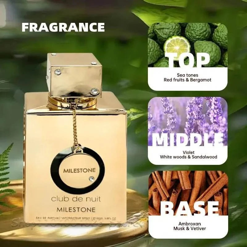105ML Armaf Club De Nuit Intense Man Eau De Toilette Woody Spicy Attract Women Long - lasting Fragrance Perfect For All Occasions - Showlu Well Nation Store