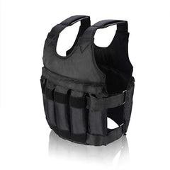 15 - 50kg Adjustable Weight Vest Weighted Fitness Training Set With Steel Plate Weighted Bracelet Ankle Bodybuilding Accessories - Showlu Well Nation Store