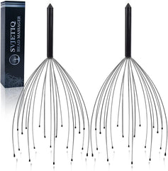 2 Pack Head Massager Scalp Massager 20 Fingers Handheld Head Massager Scalp Stress Relax for Deep Relaxing, Stocking Stuffers and Gadgets for Men - Showlu Well Nation Store