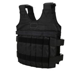 20kg/50kg Run Loading Weighted Vest Adjustable Exercise Training Fitness Jacket Gym Workout Boxing Vest Weight Waistcoat - Showlu Well Nation Store