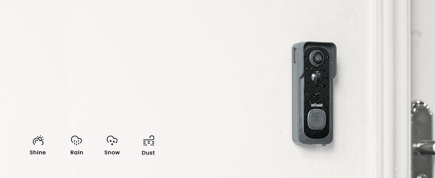 2K Wireless Smart Video Doorbell Camera