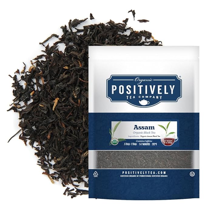 Tea Company, Assam TGFOP Black Tea, Loose Leaf, 16 Ounce