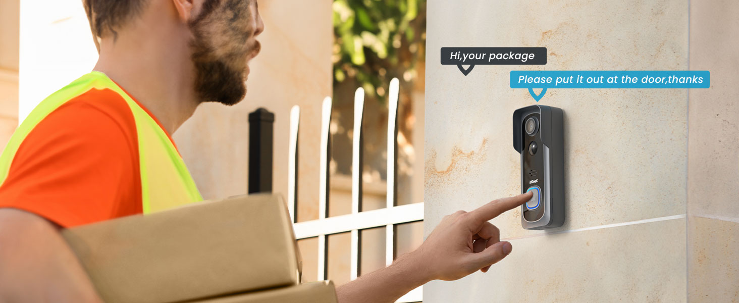 2K Wireless Smart Video Doorbell Camera