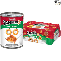 Canned Pasta with Meatballs, 15.6 oz Can (12 Pack)