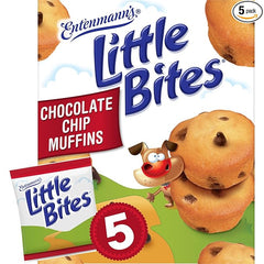 Little Bites Chocolate Chip Muffins, Pouches of Mini Muffins 8.25 oz, 5 Count