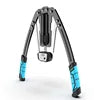 The Twister Arm Exerciser Adjustable Training Hydraulic Arm Strength Bar, shown with three black legs (two with blue grips) and a central sensor, serves as a universal fitness and grip strength tool for men, displayed on a white background.