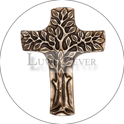 God Bless Cross Glass Jewelry Cabochons