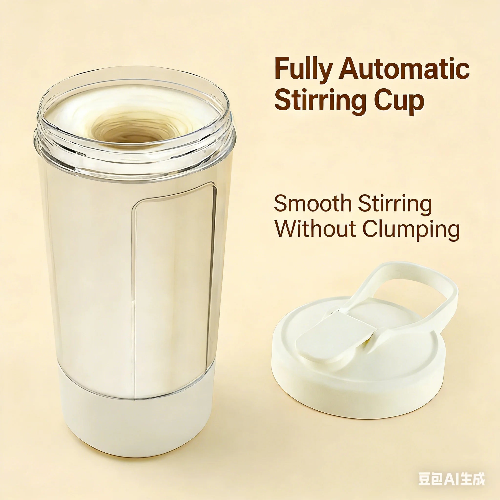 Electric Self Stirring Mug, Protein Powder Milkshake Shaker Bottle ,USB Charging Shaker Cup with Scale 15 Oz Water Cup, BPA Free