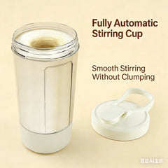 Electric Self Stirring Mug, Protein Powder Milkshake Shaker Bottle ,USB Charging Shaker Cup with Scale 15 Oz Water Cup, BPA Free
