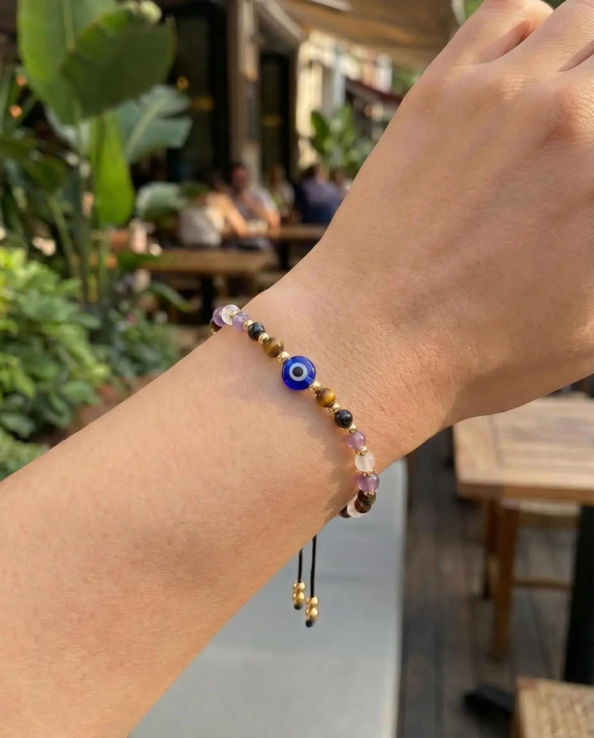 Evil Eye Crystal Protection Bracelet