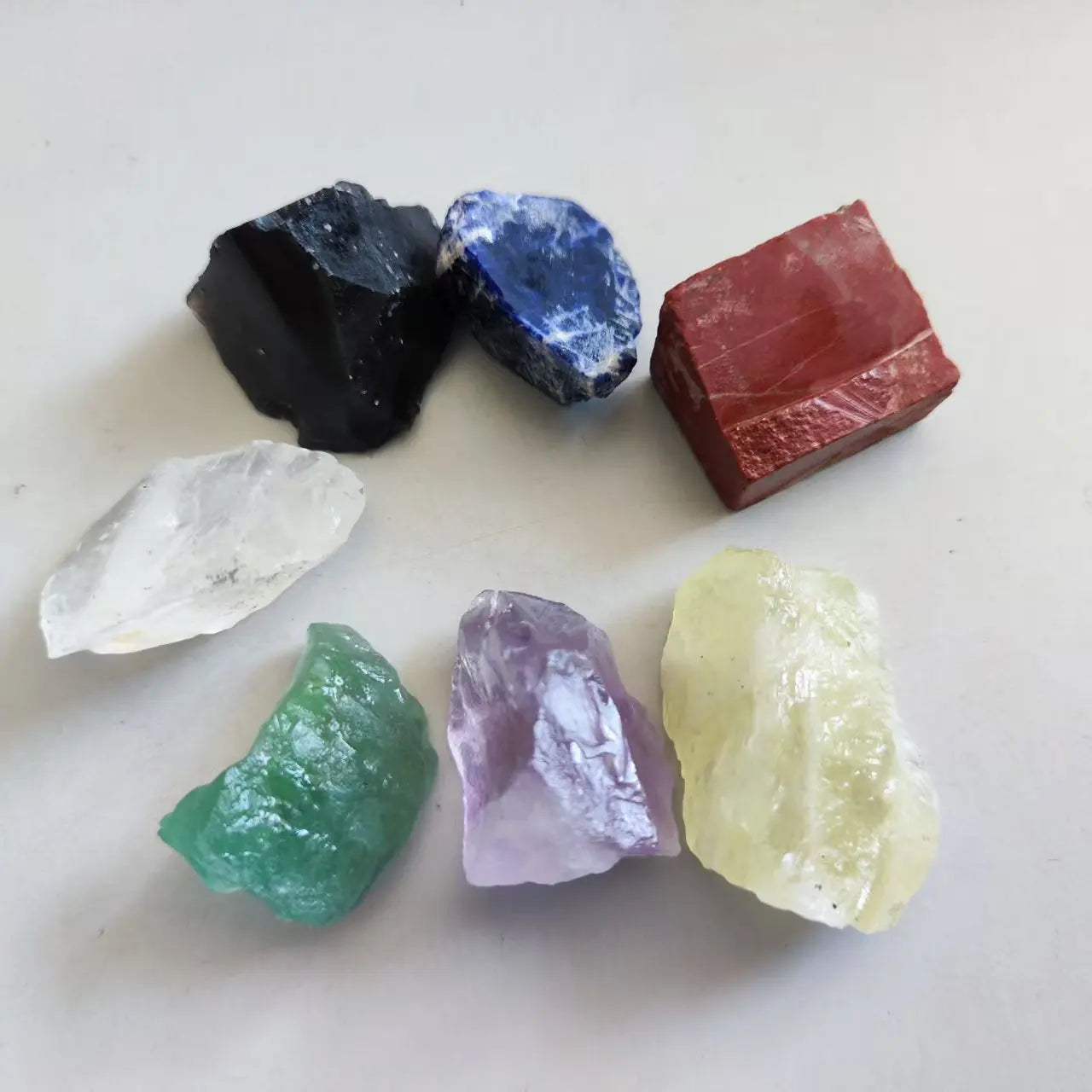 Natural Chakra Healing Crystal Stones Set