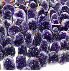 Natural Amethyst Crystal Cluster Geode