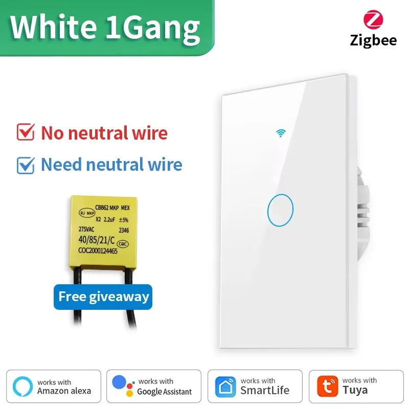 Tuya Smart Touch Wall Light Switch