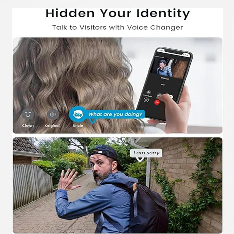 2K Wireless Smart Video Doorbell Camera