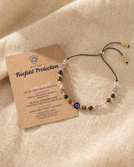 Evil Eye Crystal Protection Bracelet