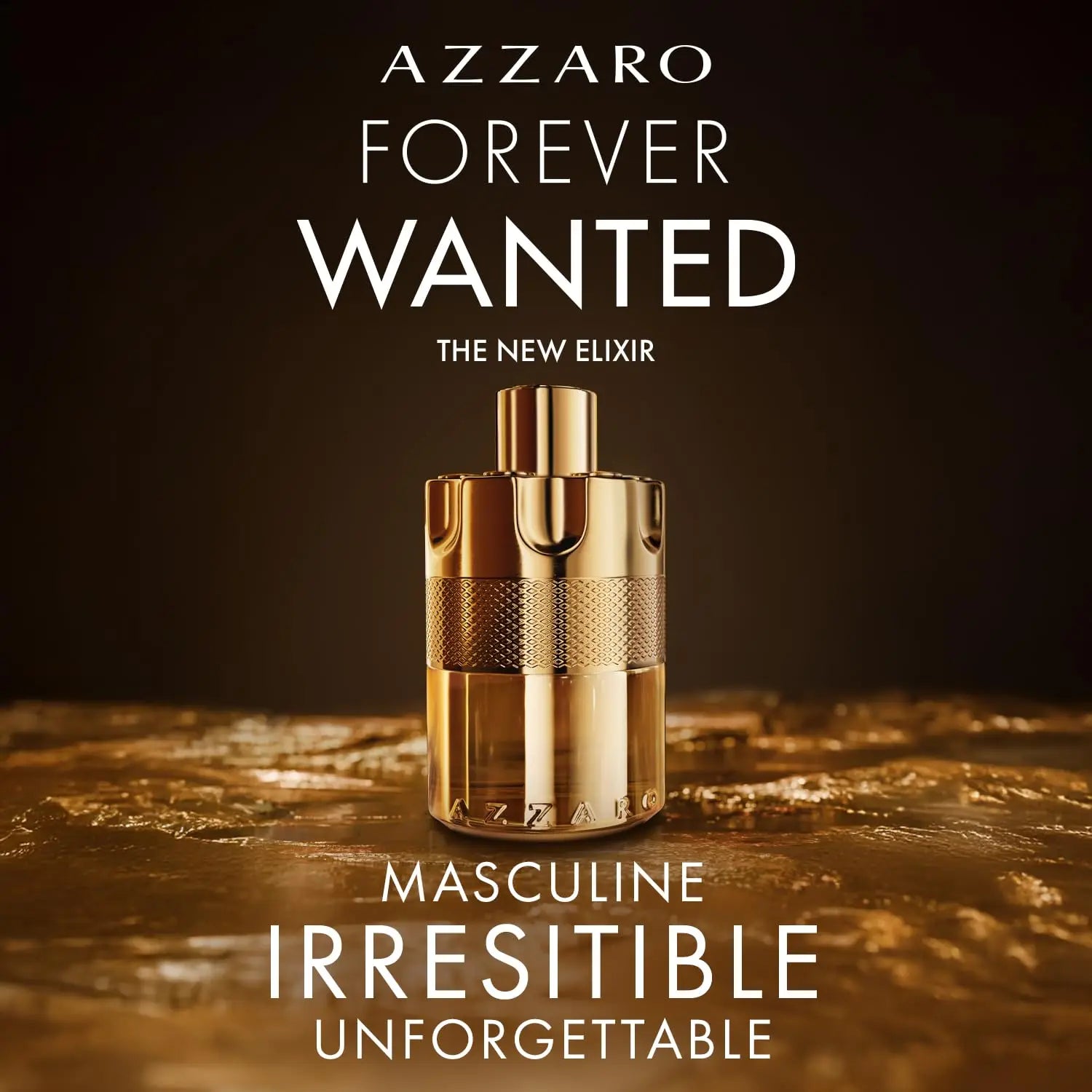 Azzaro - Forever Wanted Elixir - Colonia para hombre - Con notas de frambuesa, cardamomo y cuero, 100 ml/3,4 fl oz