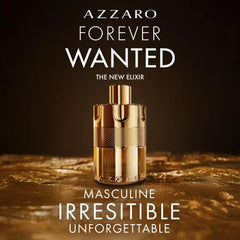 Azzaro - Forever Wanted Elixir - Colonia para hombre - Con notas de frambuesa, cardamomo y cuero, 100 ml/3,4 fl oz