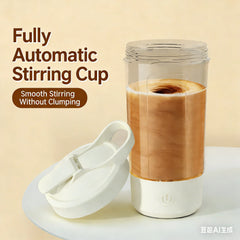 Electric Self Stirring Mug, Protein Powder Milkshake Shaker Bottle ,USB Charging Shaker Cup with Scale 15 Oz Water Cup, BPA Free