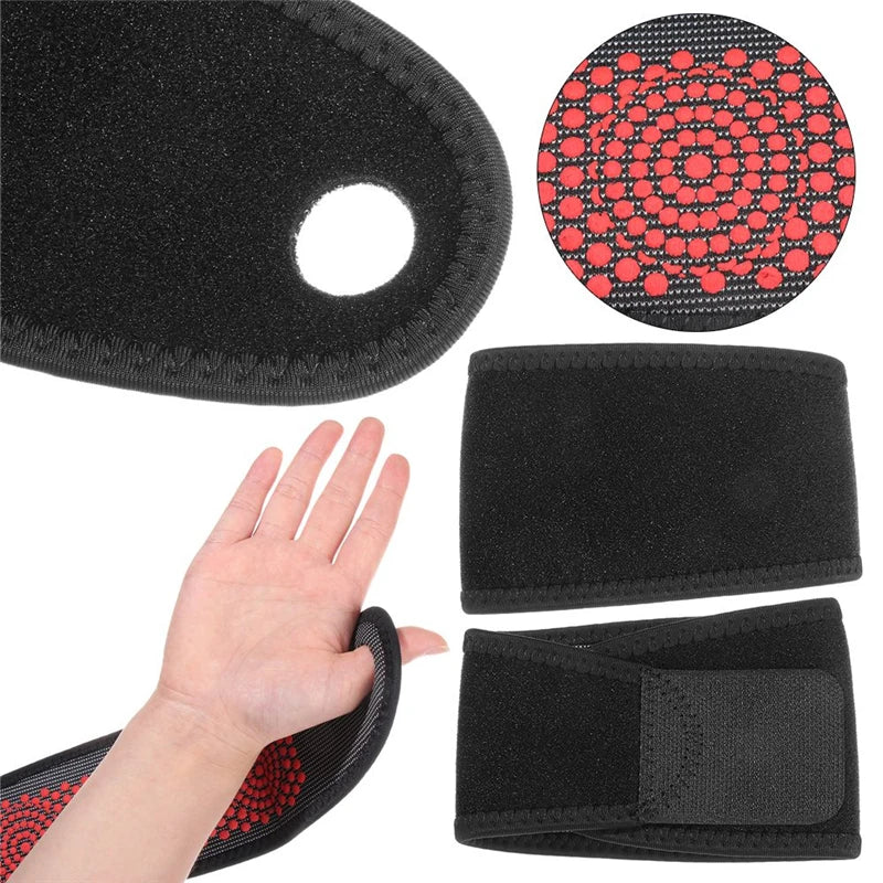 Self-Heating Magnetic Wrist Support Brace for Pain Relief