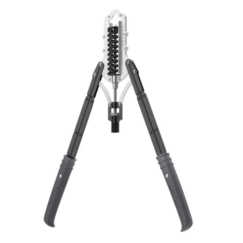The Hydraulic Arm Strength Trainer is an adjustable, multi-function fitness tool with a spring-loaded mechanism, designed for strength training and chest muscle exercises, and can also serve as an innovative arm exerciser.