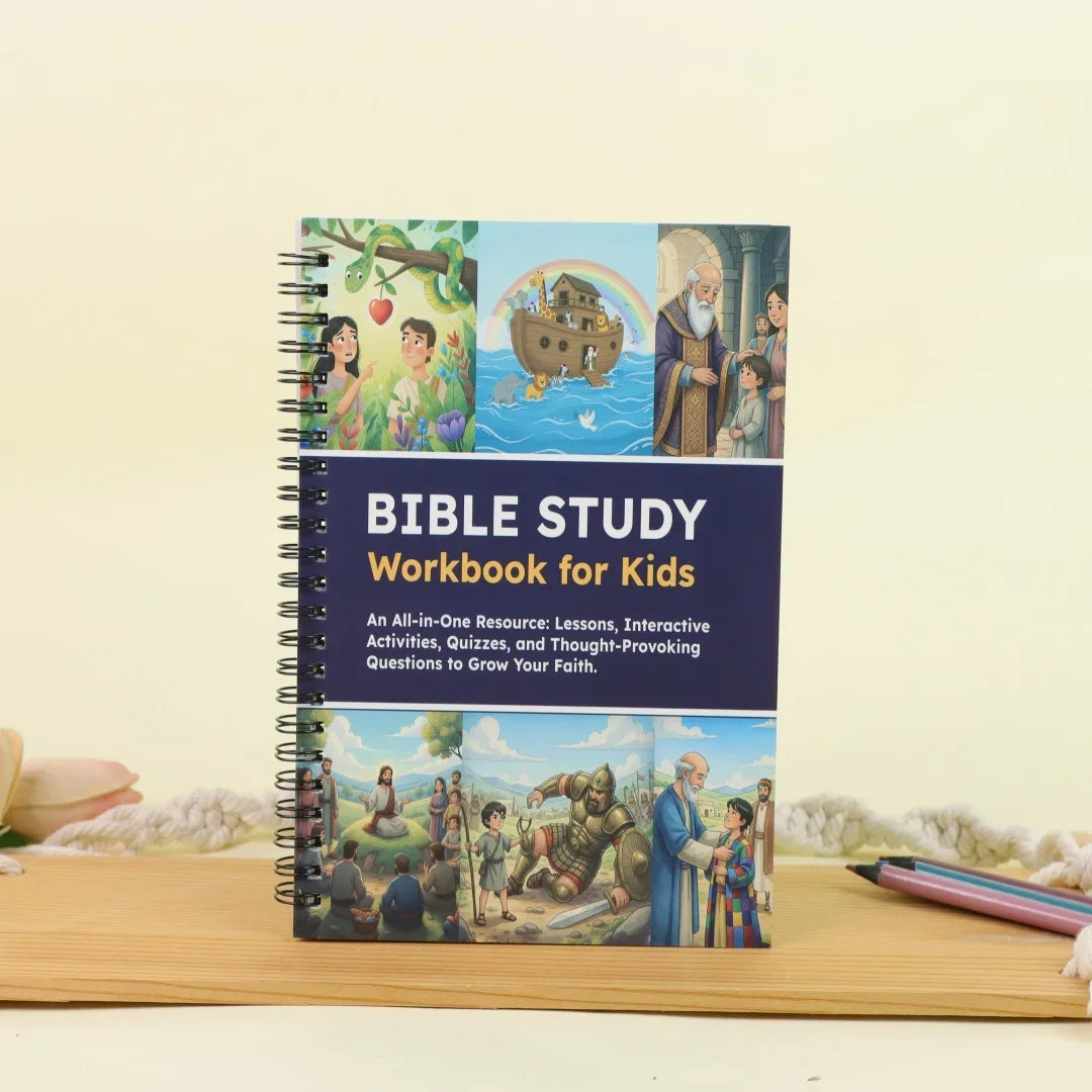 Bible Learning Activity Book For Kids