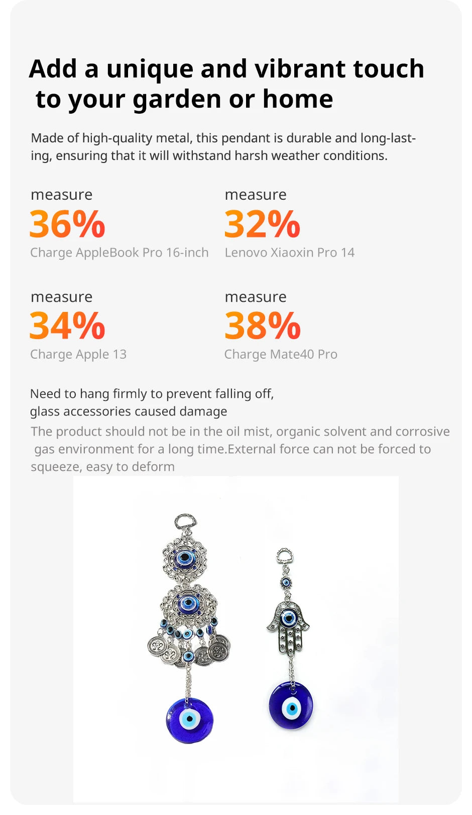 Evil Eye Hanging Protection Charm