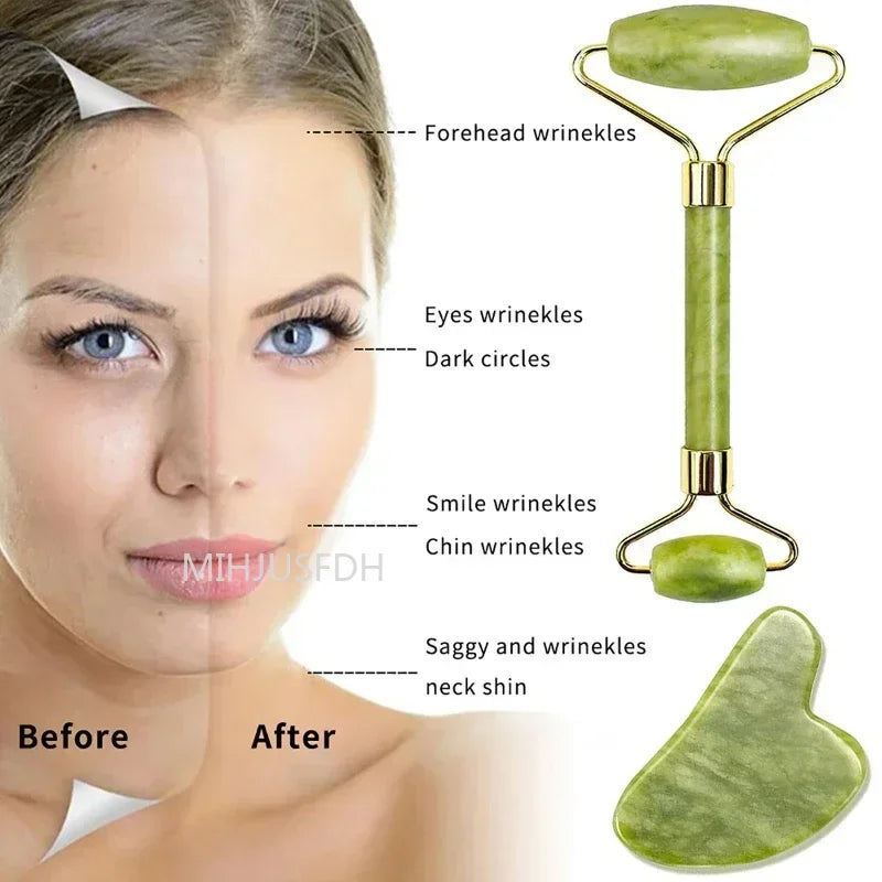 Jade Facial Massage Roller