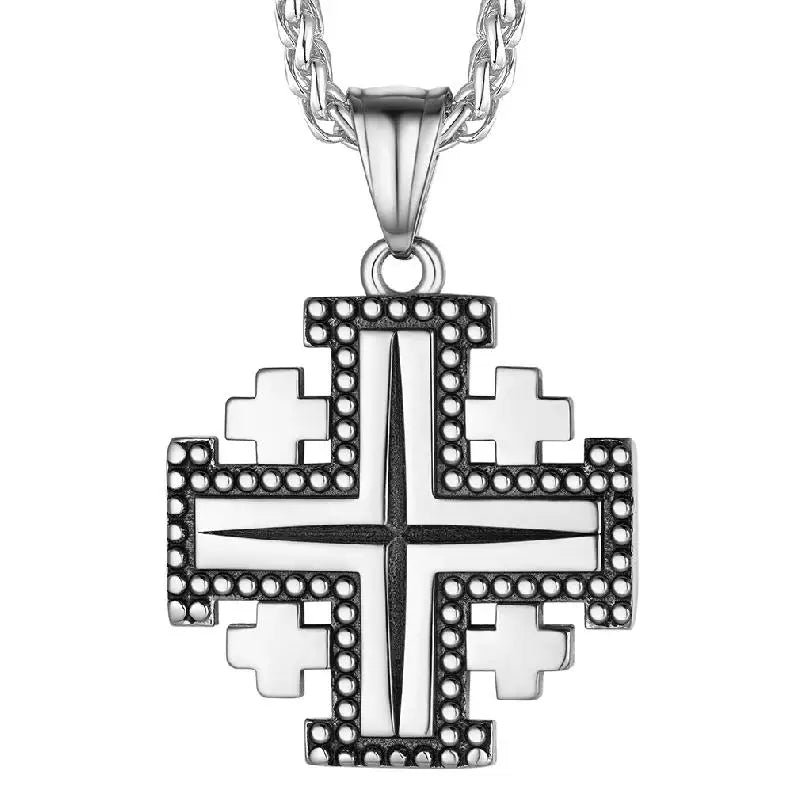 Christian Cross Prayer Necklace Jewelry