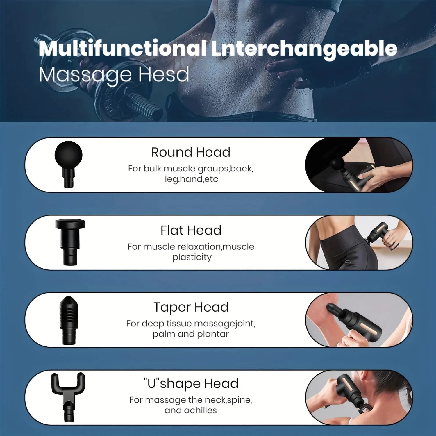 Deep Tissue Percussion Massage Gun