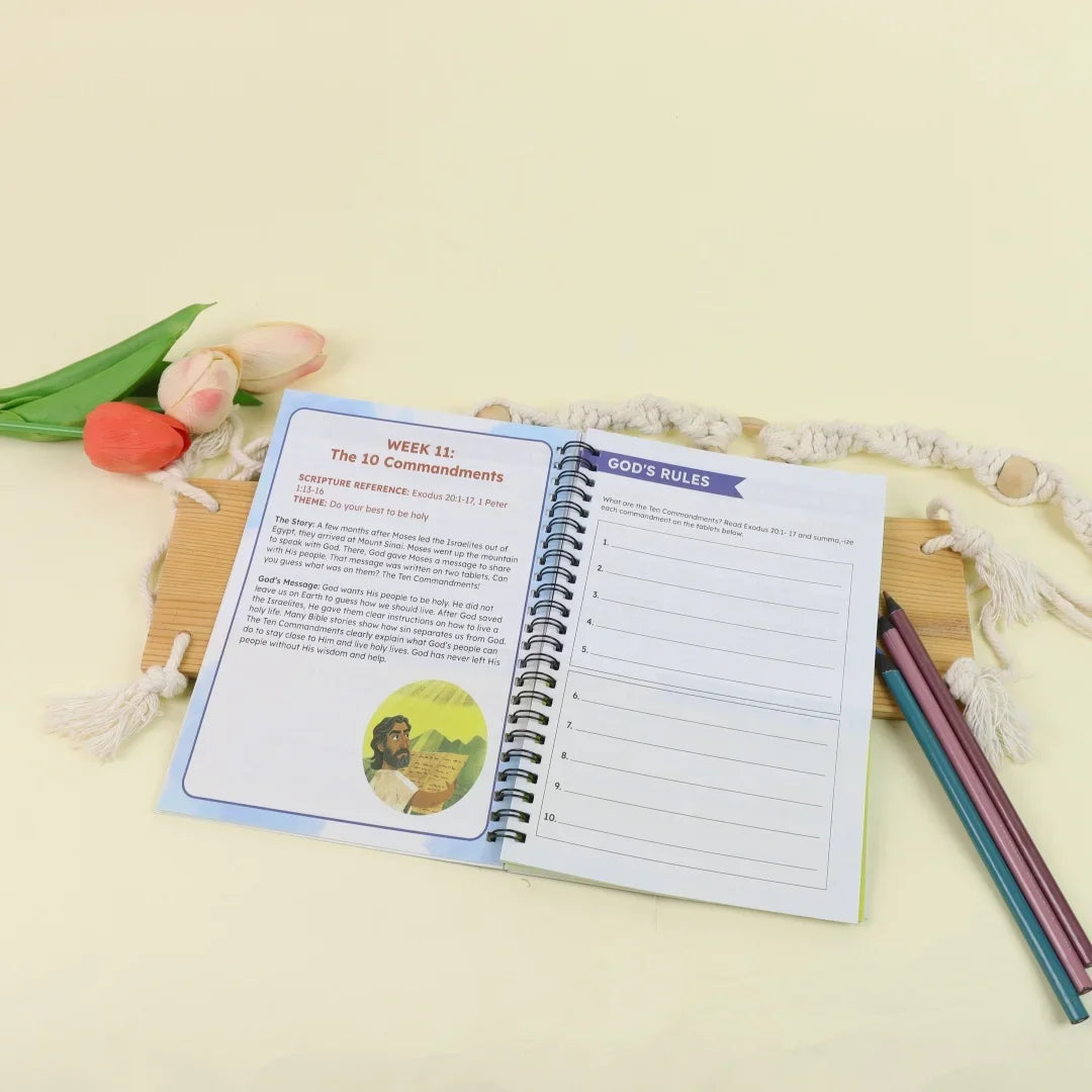 Bible Learning Activity Book For Kids