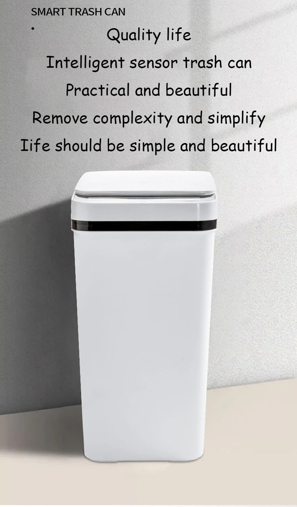 12L Touchless Motion Sensor Trash Can