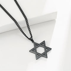 Star Of David Faith Pendant Necklace