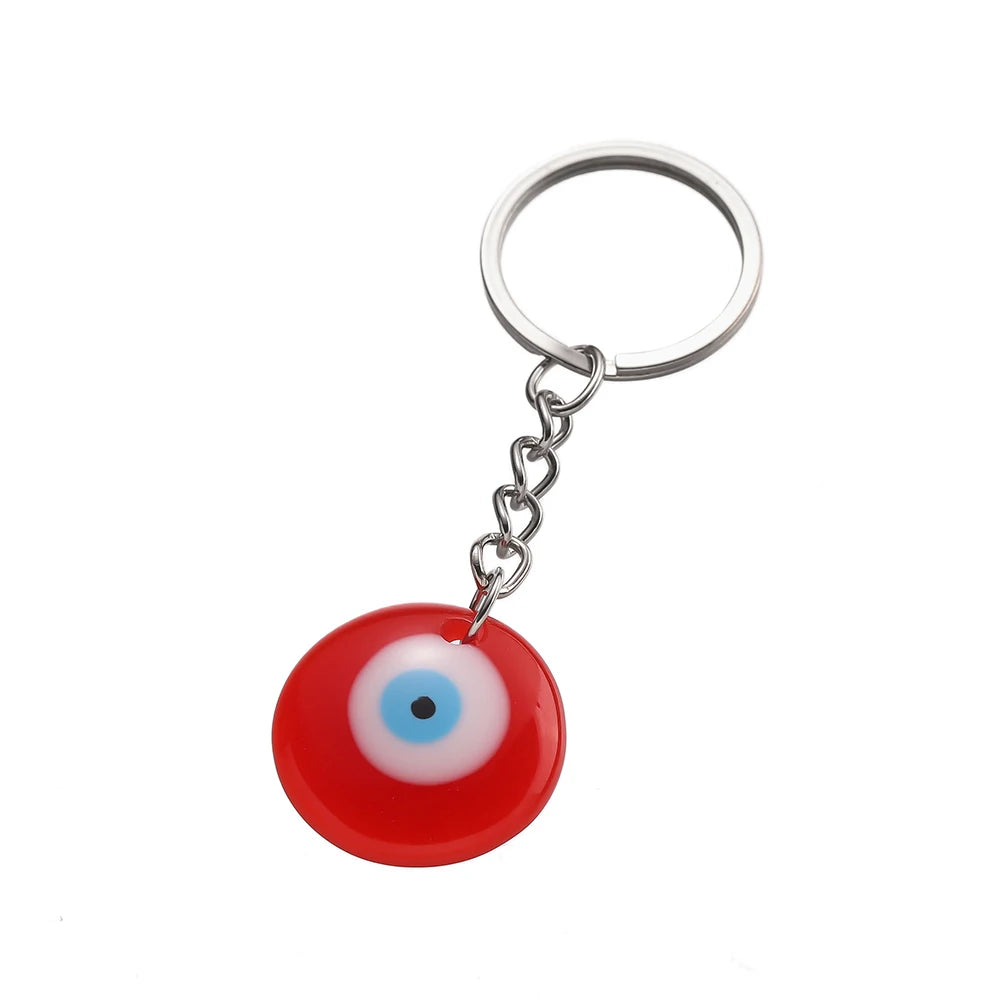 Lucky Eye Glass Protection Keychain Charm