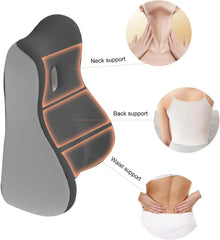 The Intimacy Support Wedge Pillow for Couples is a memory foam positioning cushion for back, neck, and waist pain relief with labeled support areas. Designed in Mainland China and features a washable cover for targeted comfort.